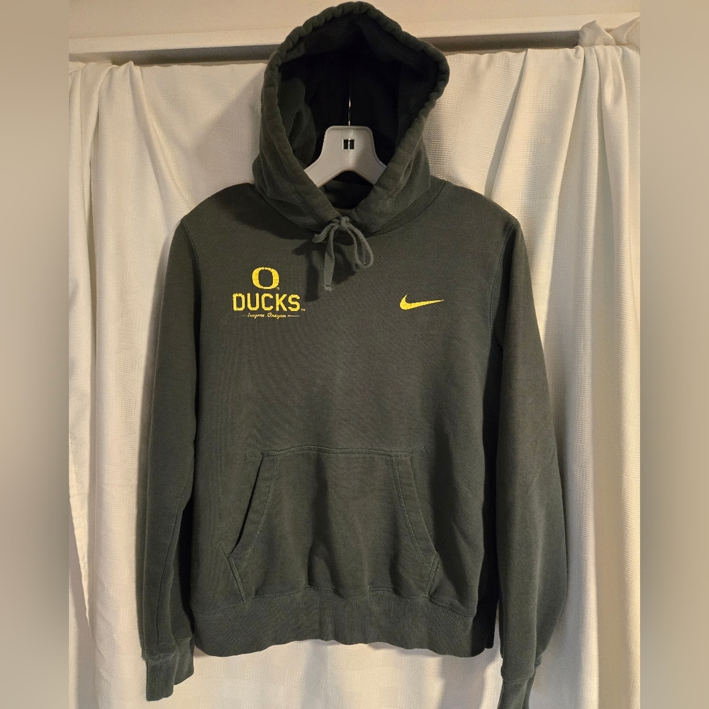 Nike Green Hoodie with Yellow Accents